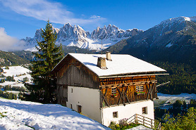 Un maso nel Val di Funes